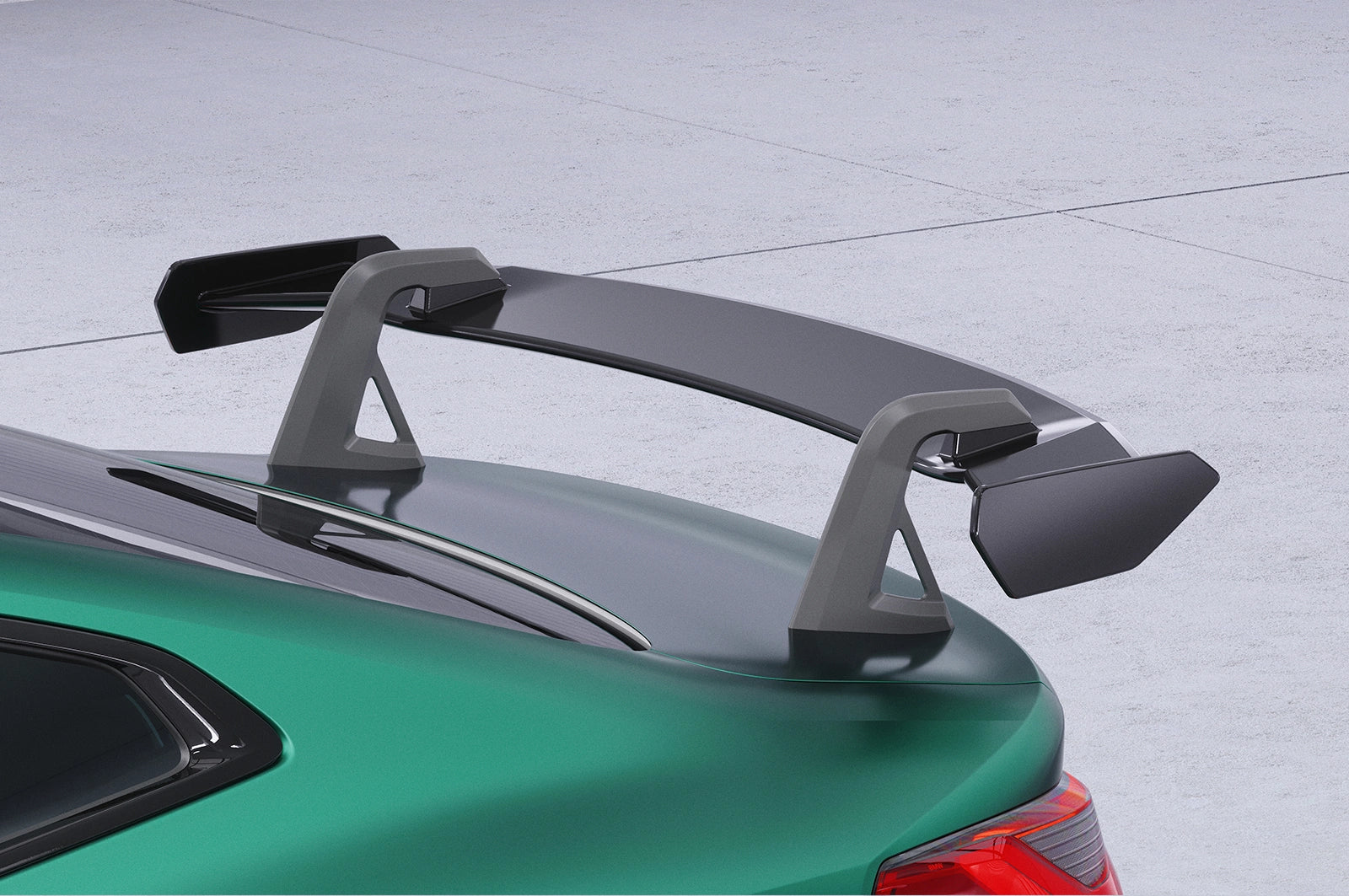 CSR Schwanenhals Heckflügel mit ABE für BMW 4er G22 / M4 G82 Coupe SHF017-D02-F002-F-L | Unlackiert roh (Lackierung erforderlich)