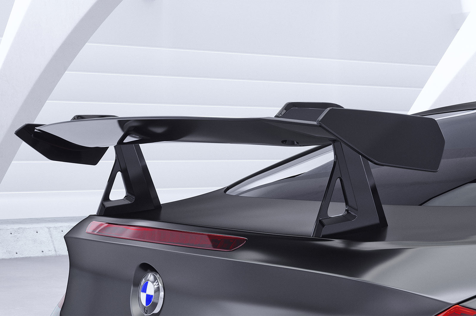 CSR Schwanenhals Heckflügel mit ABE für BMW 6er / M6 (E63/E64) SHF097-D02-F003-F-L Design 2