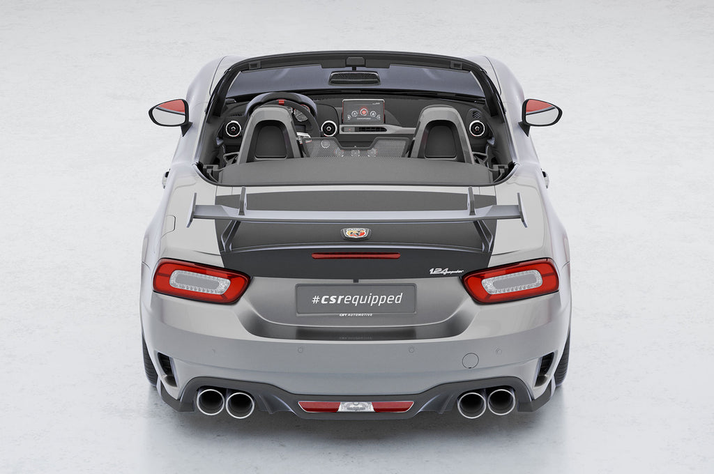 CSR Schwanenhals Heckflügel mit ABE für Fiat 124 Spider SHF037-D01-F