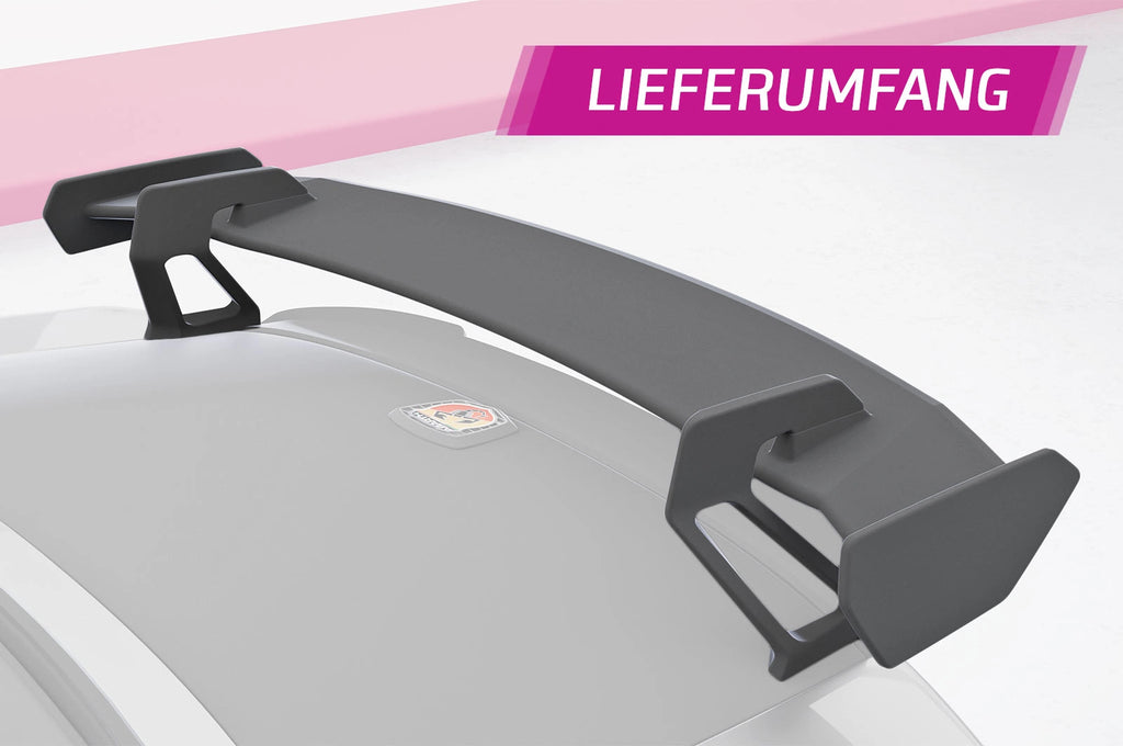 CSR Schwanenhals Heckflügel mit ABE für Fiat 124 Spider SHF037-D01-F003-F-L Design 1