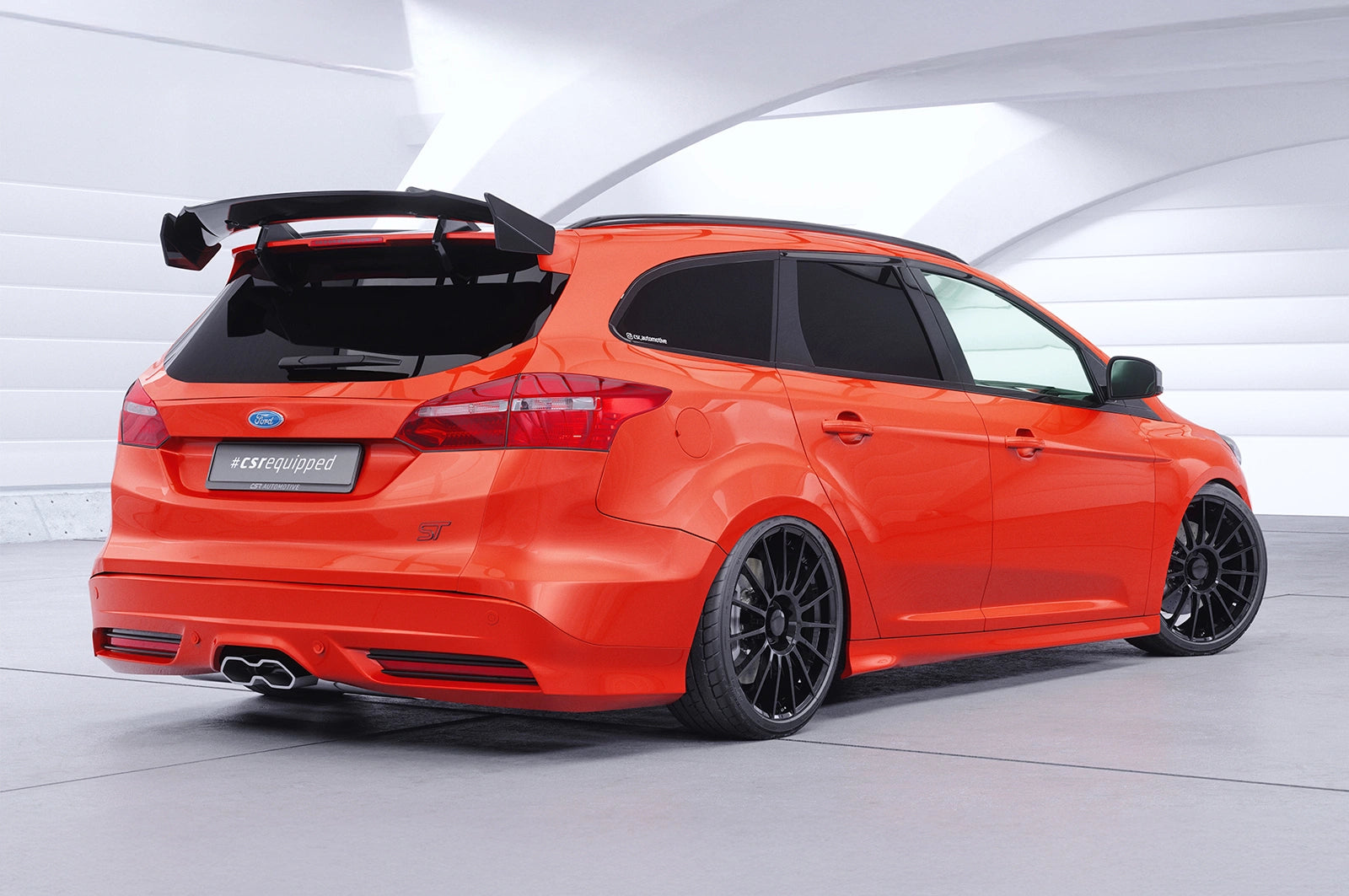 CSR Schwanenhals Heckflügel mit ABE für Ford Focus MK3 ST Turnier