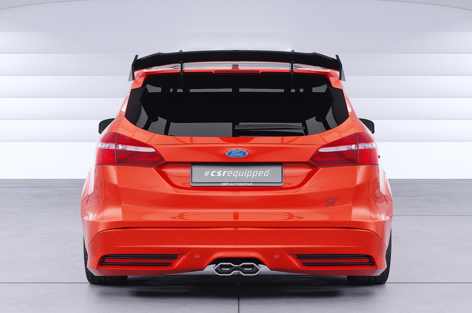 CSR Schwanenhals Heckflügel mit ABE für Ford Focus MK3 ST Turnier