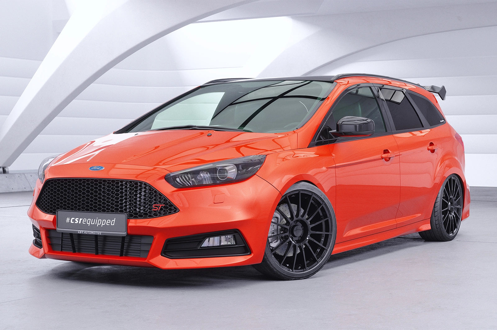 CSR Schwanenhals Heckflügel mit ABE für Ford Focus MK3 ST Turnier