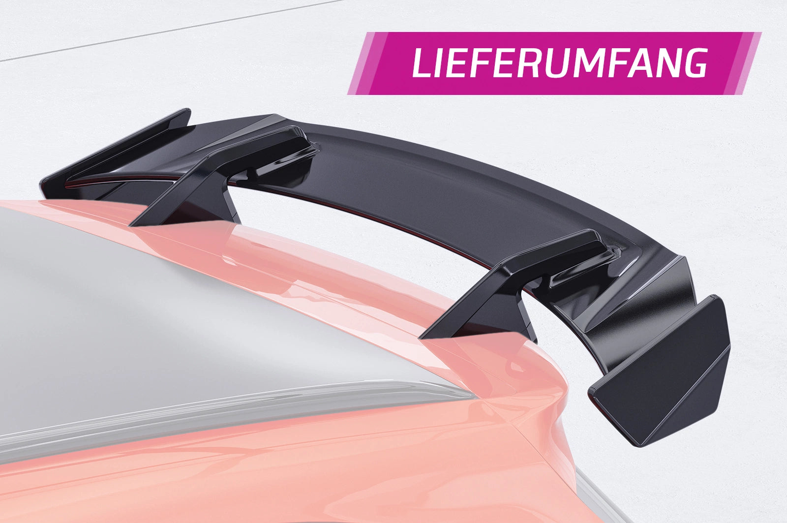 CSR Schwanenhals Heckflügel mit ABE für Ford Focus MK3 ST Turnier