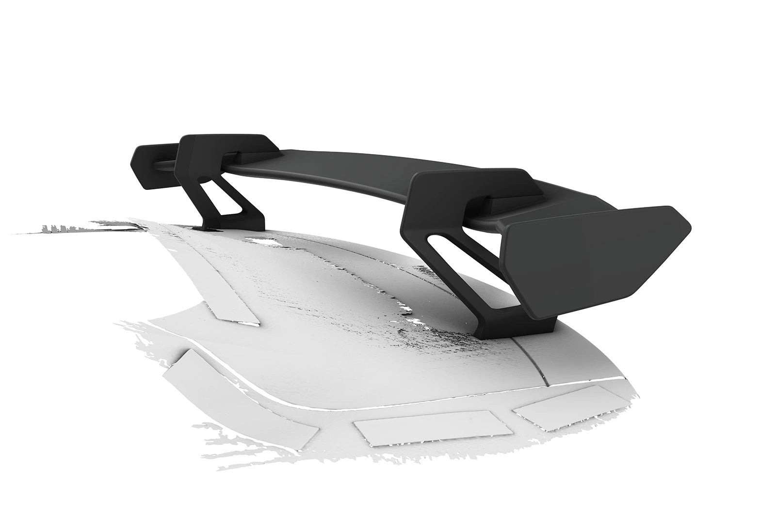 CSR Schwanenhals Heckflügel mit ABE für Ford Mustang MK7 GT SHF093-D01-F002-F-L Design 1