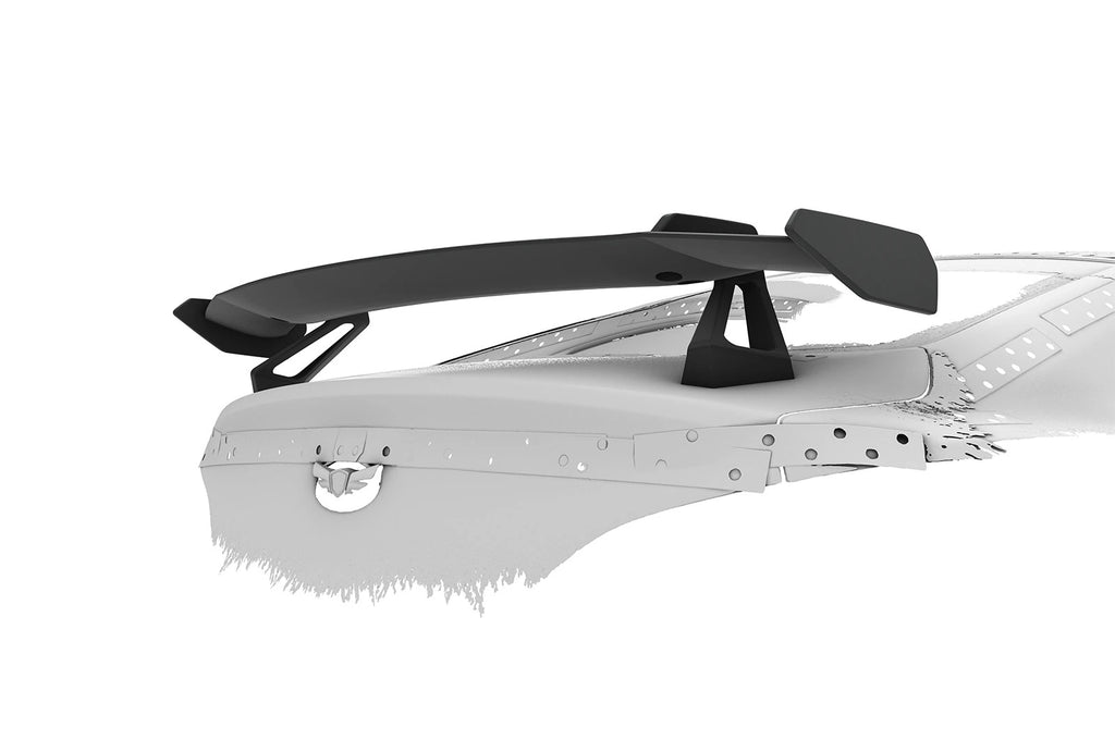 CSR Schwanenhals Heckflügel mit ABE für Hyundai Genesis (BK/BK2) Coupe SHF103-D01-F002-F-L Design 1