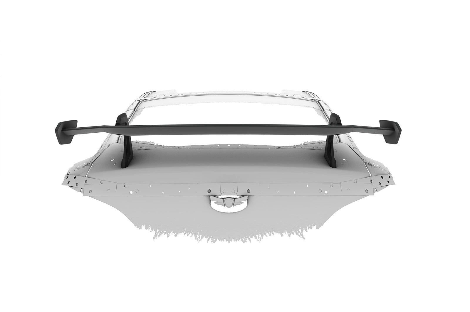 CSR Schwanenhals Heckflügel mit ABE für Hyundai Genesis (BK/BK2) Coupe SHF103-D02-F002-F-L Design 2