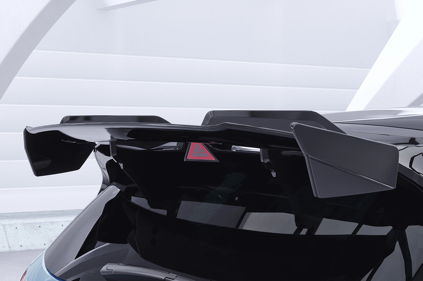 CSR Schwanenhals Heckflügel mit ABE für Hyundai I30 (PD) N / N Performance SHF081-F004-F-L | Unlackiert roh (Lackierung erforderlich)