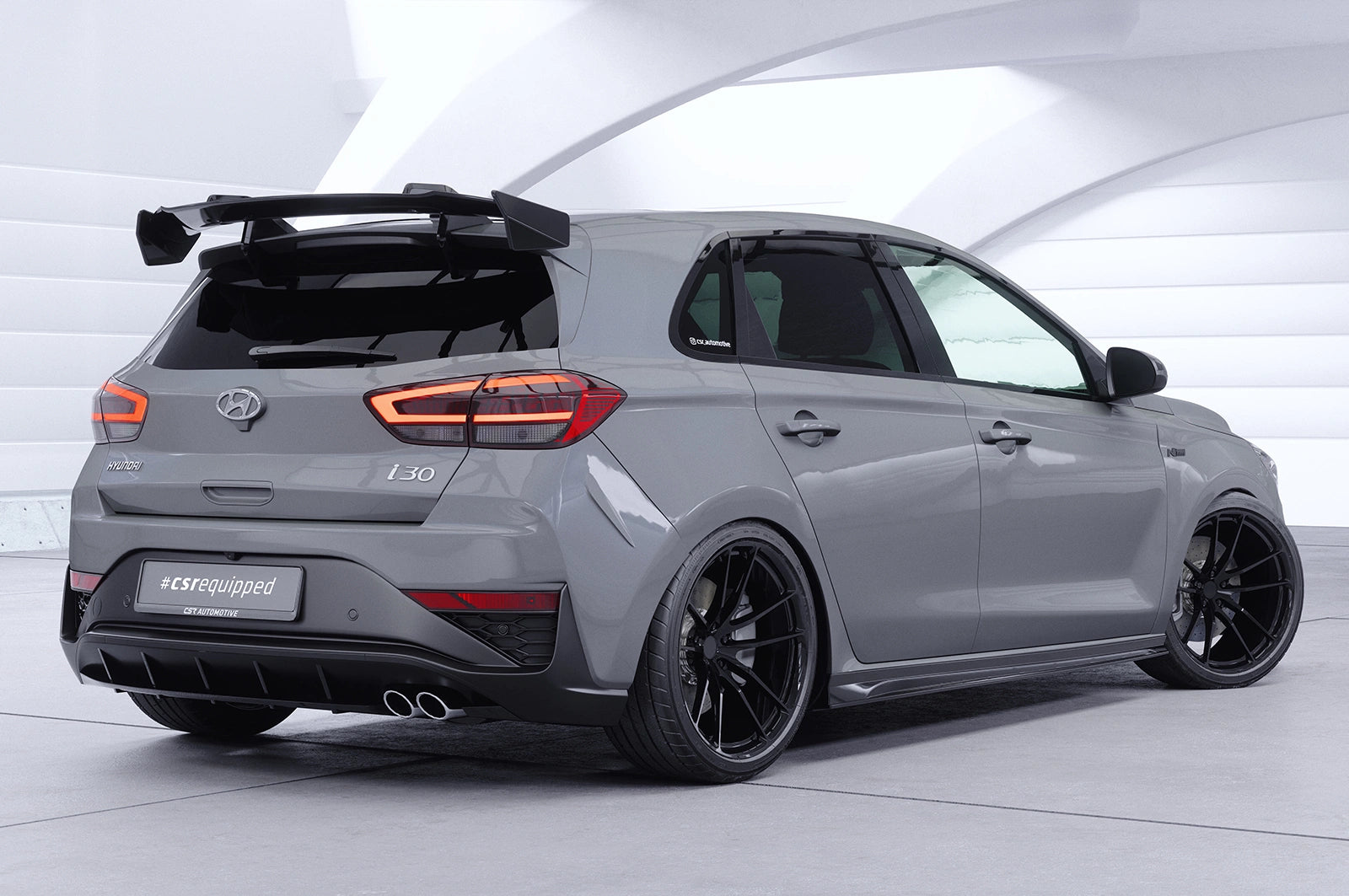 CSR Schwanenhals Heckflügel mit ABE für Hyundai I30 (PD)