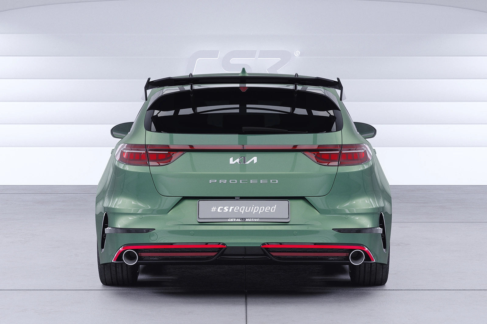 CSR Schwanenhals Heckflügel mit ABE für Kia ProCeed (CD) GT / GT-Line