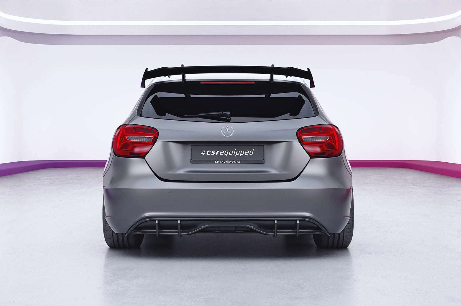 CSR Schwanenhals Heckflügel mit ABE für Mercedes-Benz A-Klasse W176
