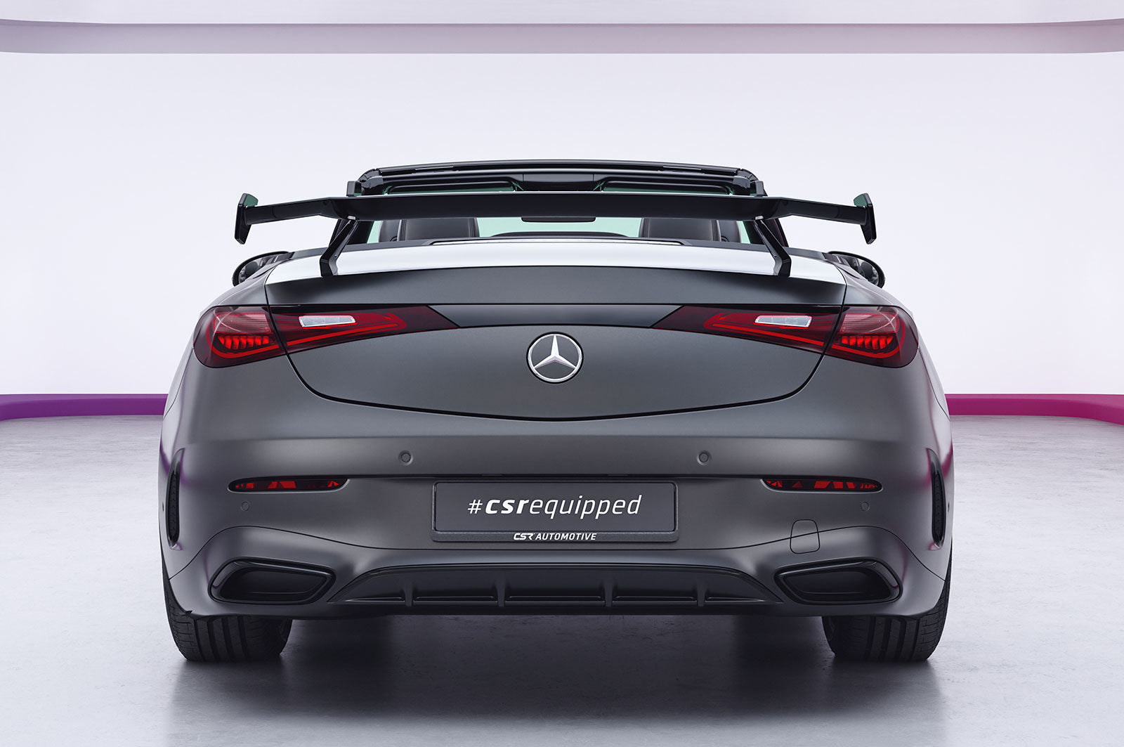 CSR Schwanenhals Heckflügel mit ABE für Mercedes-Benz CLE 236 Cabrio SHF045-D01-F002-F-L Design 1