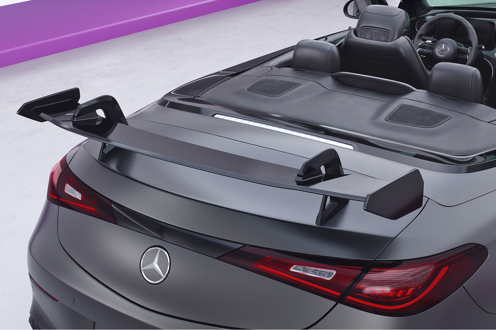 CSR Schwanenhals Heckflügel mit ABE für Mercedes-Benz CLE 236 Cabrio SHF045-D02-F002-F-L Design 2