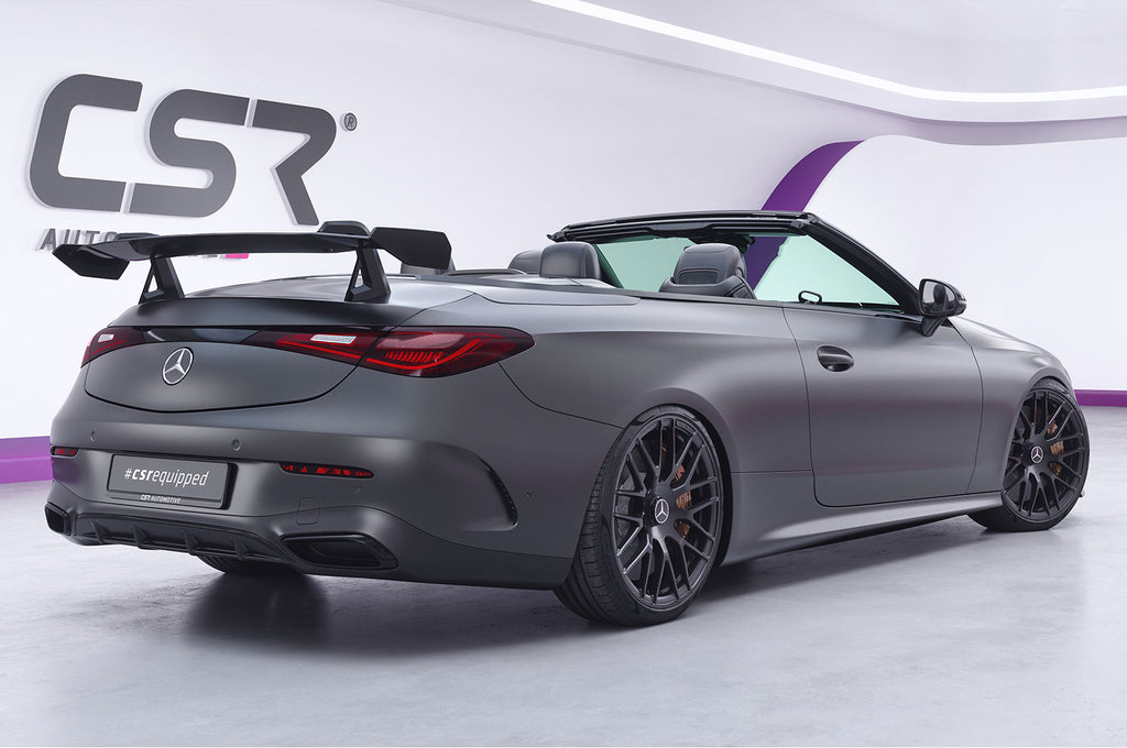 CSR Schwanenhals Heckflügel mit ABE für Mercedes-Benz CLE 236 Cabrio SHF045-D02-F002-F-L Design 2