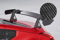 CSR Schwanenhals Heckflügel mit ABE für Nissan 370Z (Z34) Coupe SHF061-D02-F002-C | Carbon Look Hochglanz (keine Lackierung erforderlich)