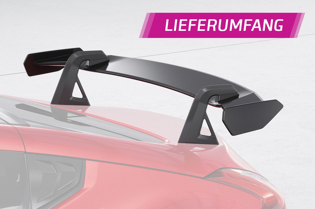 CSR Schwanenhals Heckflügel mit ABE für Nissan 370Z (Z34) Coupe SHF061-D02-F002-F-L | Unlackiert roh (Lackierung erforderlich)