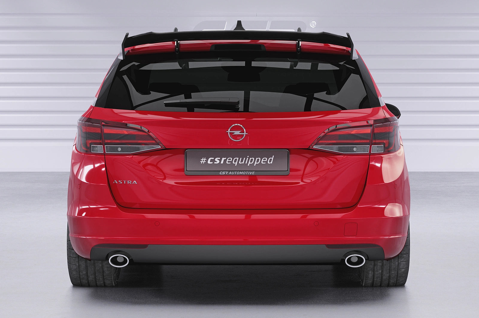 CSR Schwanenhals Heckflügel mit ABE für Opel Astra K Sportstourer