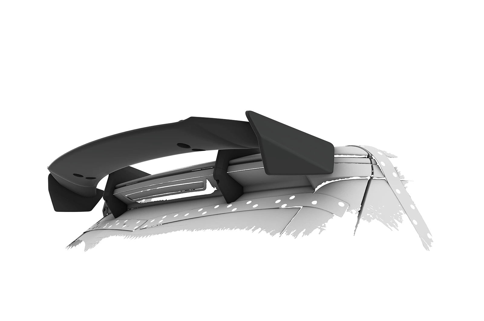 CSR Schwanenhals Heckflügel mit ABE für Renault / Alpine 5 E-Tech / A290