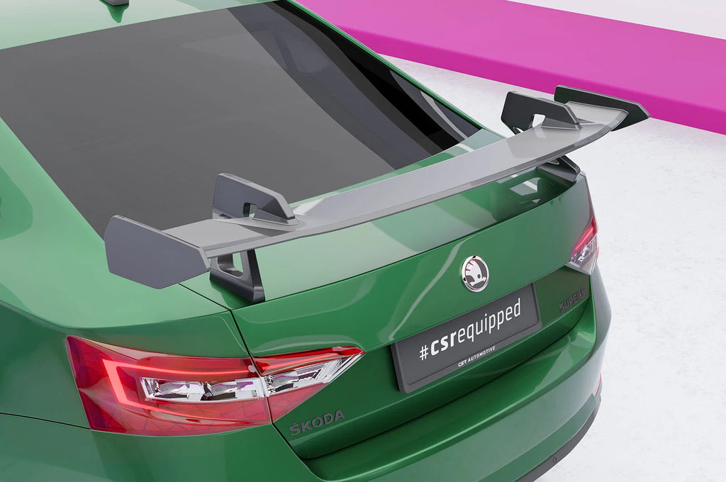 CSR Schwanenhals Heckflügel mit ABE für Skoda Superb 3 (Typ 3V) Limousine Design 1 SHF039
