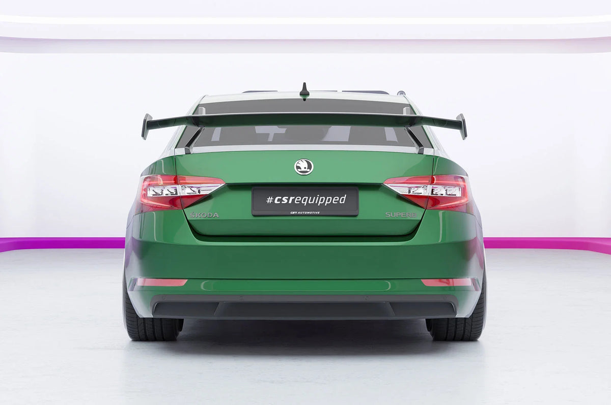 CSR Schwanenhals Heckflügel mit ABE für Skoda Superb 3 (Typ 3V) Limousine Design 1 SHF039