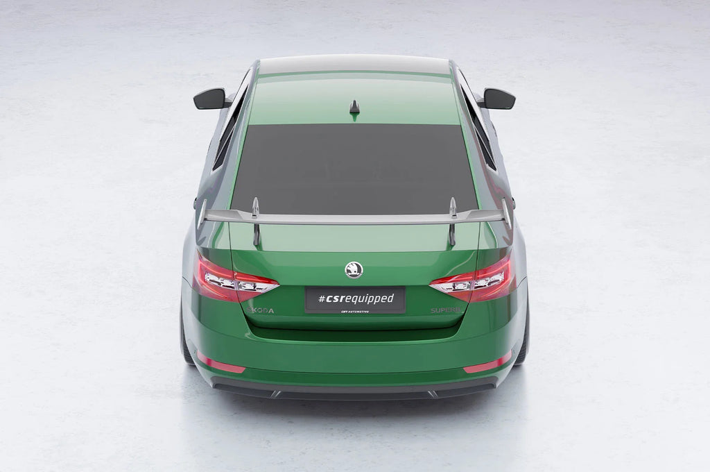 CSR Schwanenhals Heckflügel mit ABE für Skoda Superb 3 (Typ 3V) Limousine Design 2 SHF039