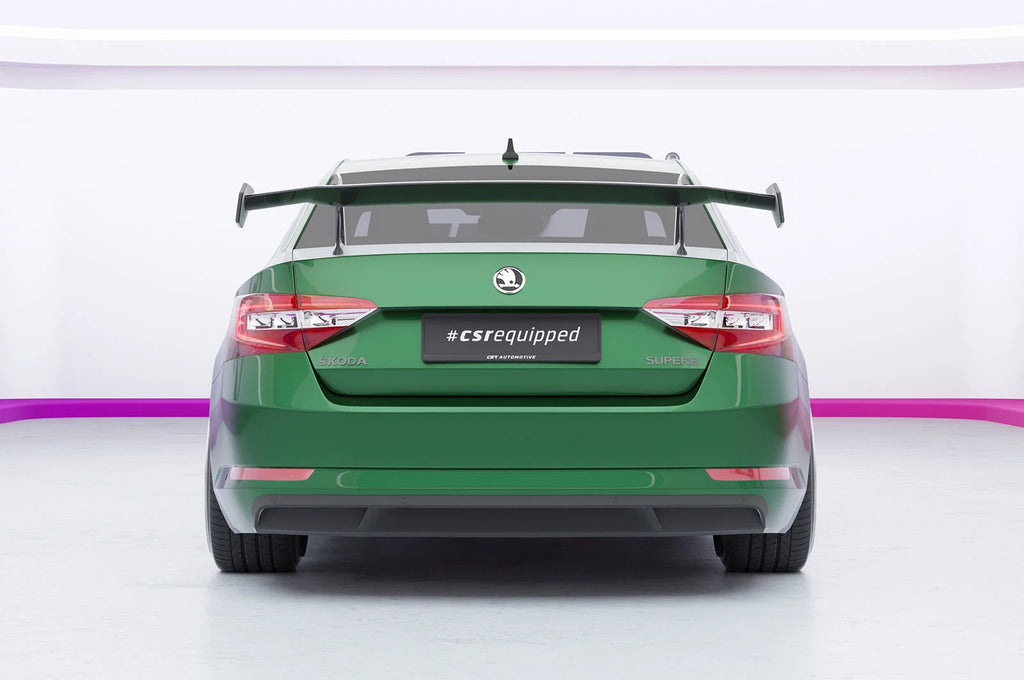 CSR Schwanenhals Heckflügel mit ABE für Skoda Superb 3 (Typ 3V) Limousine Design 2 SHF039