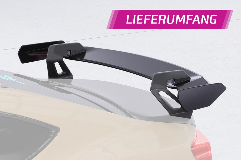 CSR Schwanenhals Heckflügel mit ABE für Toyota GT86 (ZN6) / Subaru BRZ (1.Gen) SHF006-D01-F002-F-L | Unlackiert roh (Lackierung erforderlich)