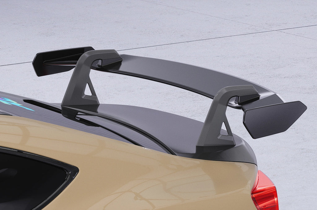 CSR Schwanenhals Heckflügel mit ABE für Toyota GT86 (ZN6) / Subaru BRZ (1.Gen) SHF006-D02-F002-F-P | Schwarz lackiert (keine Lackierung erforderlich)