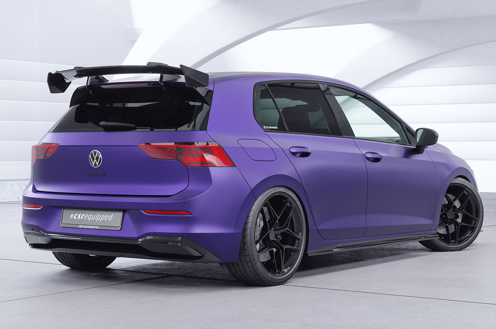 CSR Schwanenhals Heckflügel mit ABE für VW Golf 8 Basis/ R-Line/ GTE