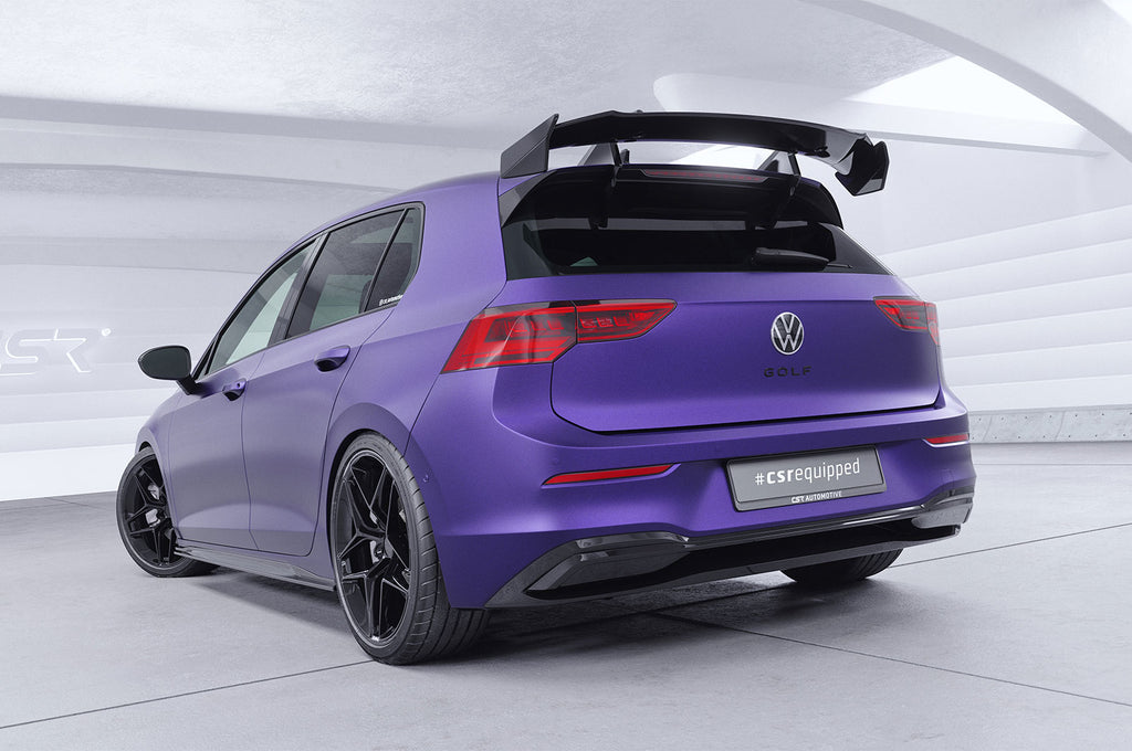 CSR Schwanenhals Heckflügel mit ABE für VW Golf 8 Basis/ R-Line/ GTE