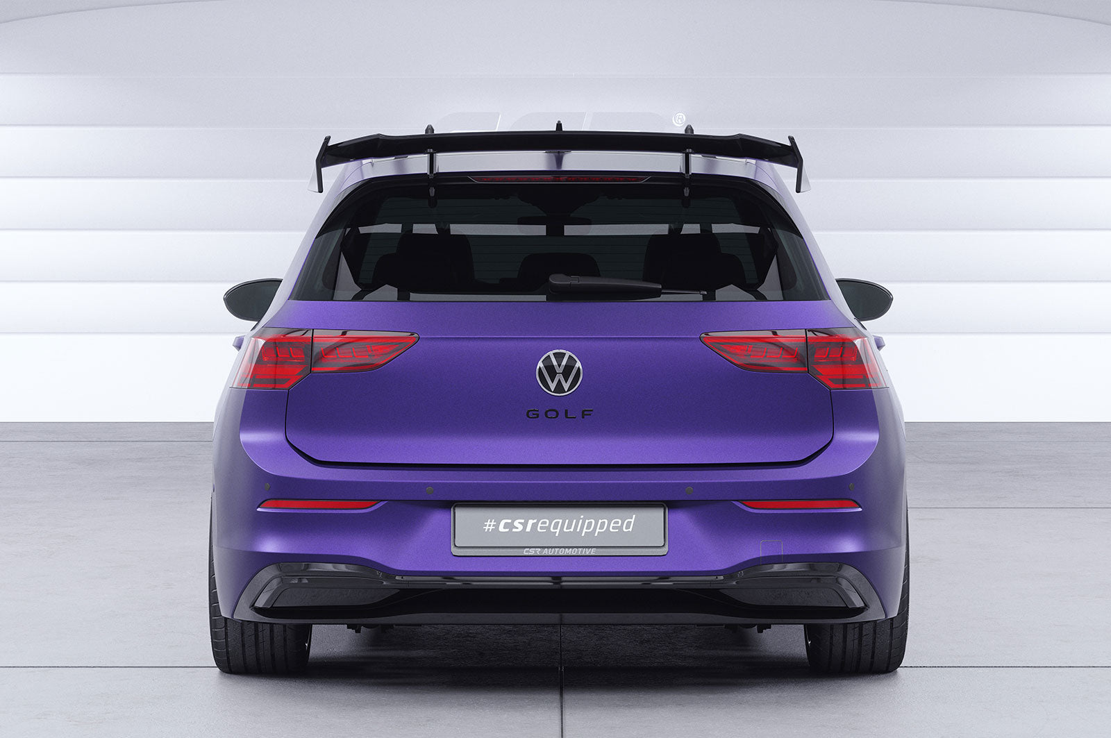 CSR Schwanenhals Heckflügel mit ABE für VW Golf 8 Basis/ R-Line/ GTE