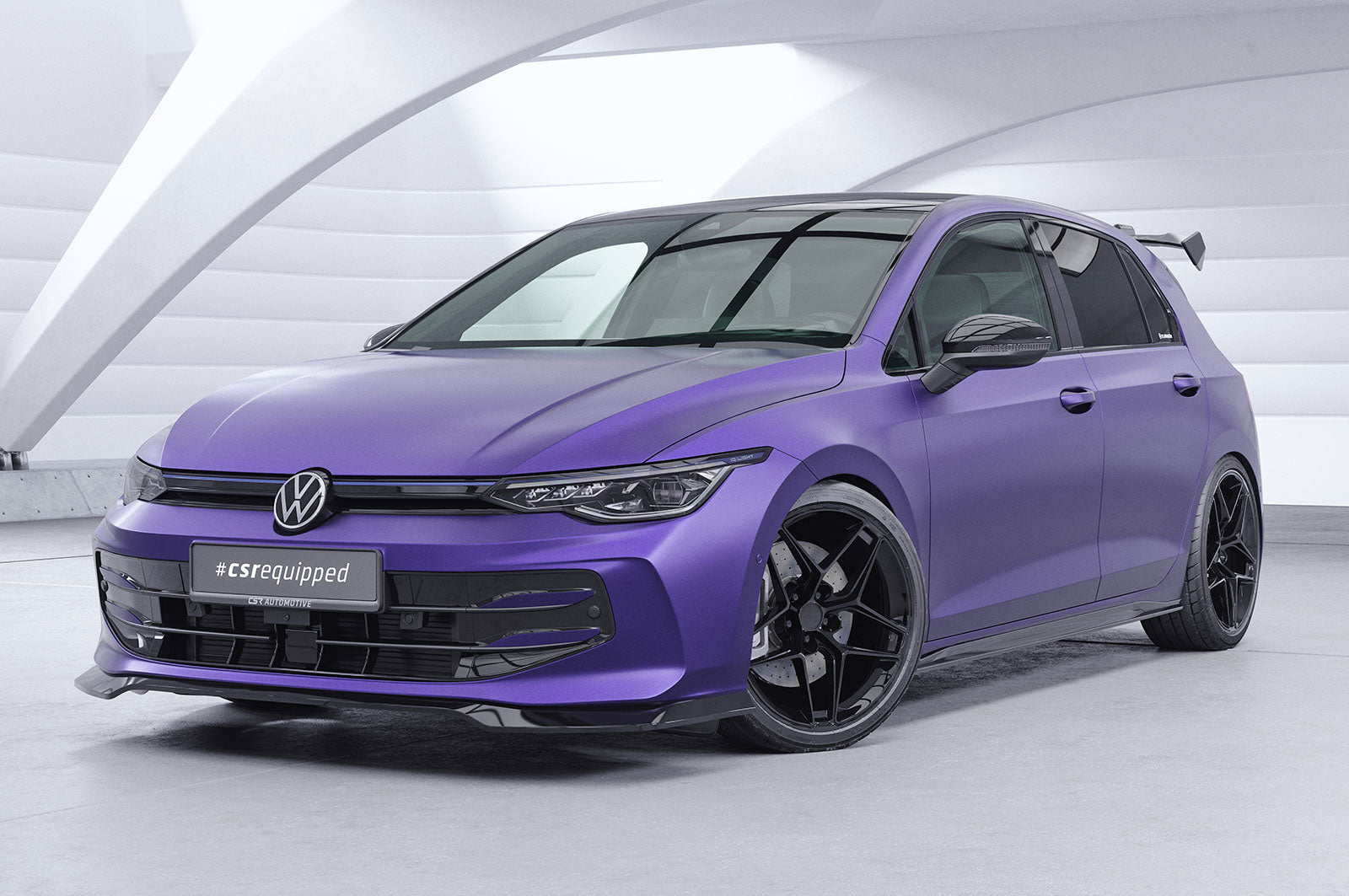 CSR Schwanenhals Heckflügel mit ABE für VW Golf 8 Basis/ R-Line/ GTE