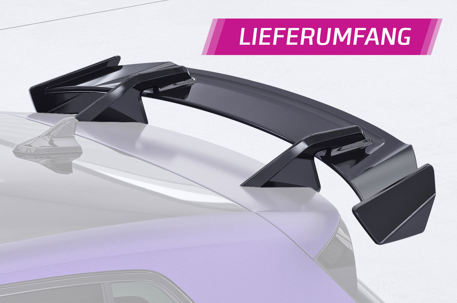 CSR Schwanenhals Heckflügel mit ABE für VW Golf 8 Basis/ R-Line/ GTE