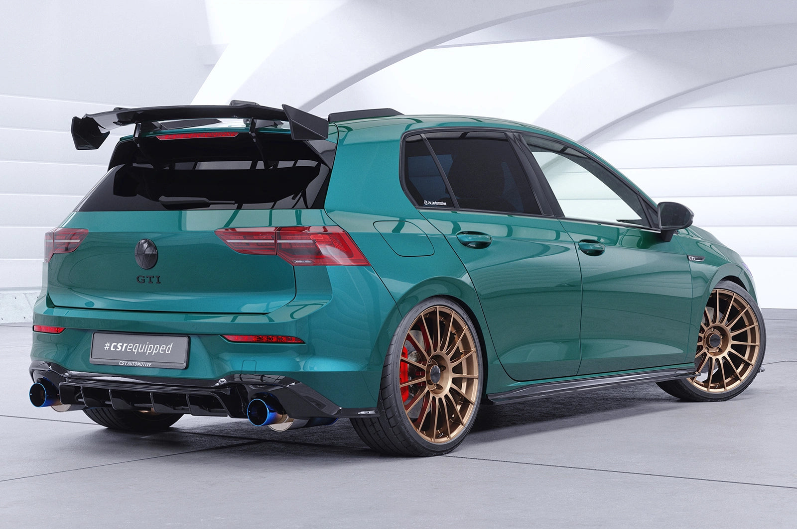 CSR Schwanenhals Heckflügel mit ABE für VW Golf 8 GTI/ GTD/ R