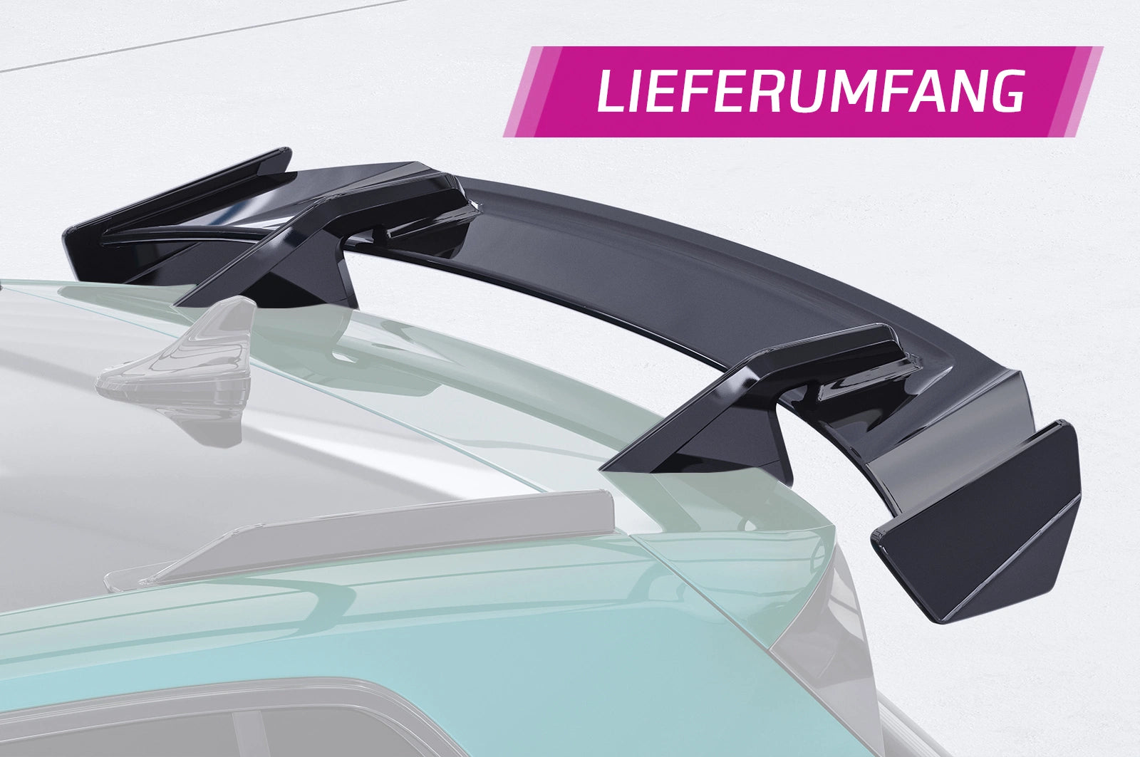 CSR Schwanenhals Heckflügel mit ABE für VW Golf 8 GTI/ GTD/ R