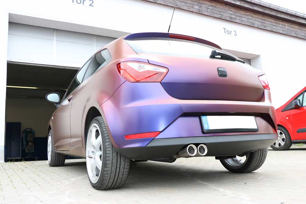 Fox passend fürSeat Ibiza 6J Endschalldämpfer - 2x76 Typ 13