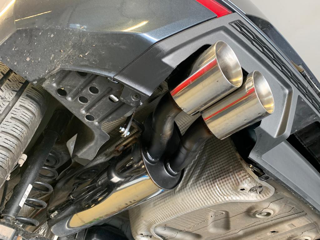 Fox passend fürSeat Ibiza V - KJ Endschalldämpfer - 2x80 Typ 25