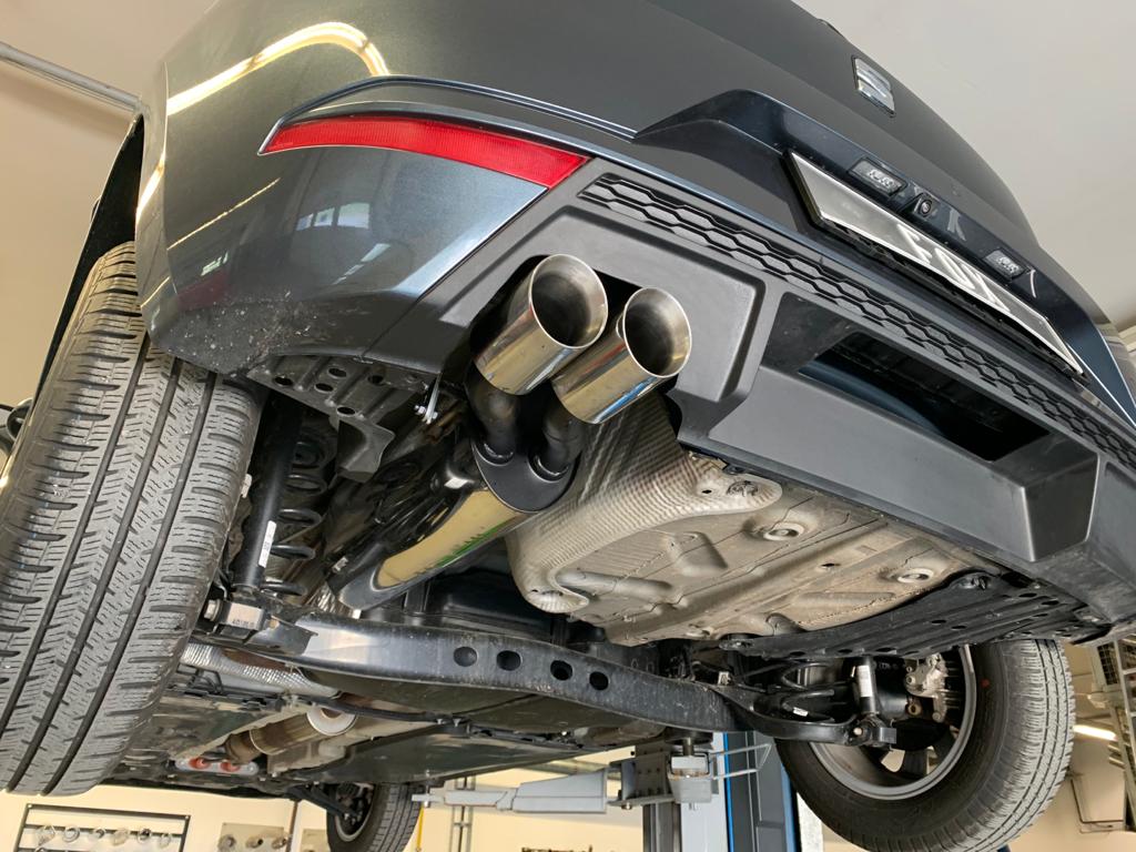 Fox passend fürSeat Ibiza V - KJ Endschalldämpfer - 2x80 Typ 25