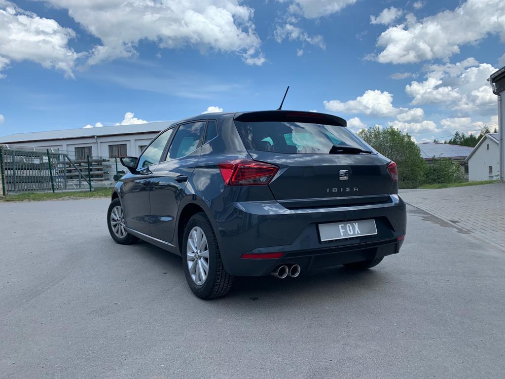 Fox passend fürSeat Ibiza V - KJ Endschalldämpfer - 2x80 Typ 25