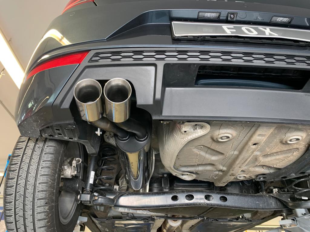 Fox passend fürSeat Ibiza V - KJ Endschalldämpfer - 2x80 Typ 25