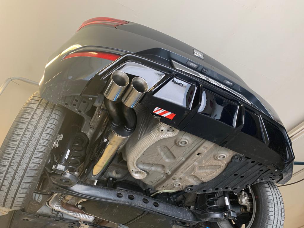 Fox passend fürSeat Ibiza V - KJ Endschalldämpfer - 2x80 Typ 25