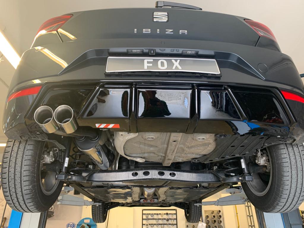 Fox passend fürSeat Ibiza V - KJ Endschalldämpfer - 2x80 Typ 25