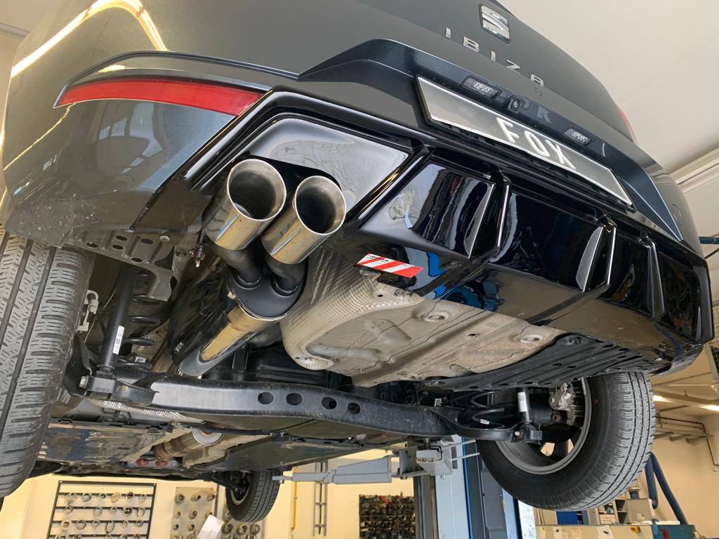 Fox passend fürSeat Ibiza V - KJ Endschalldämpfer - 2x80 Typ 25