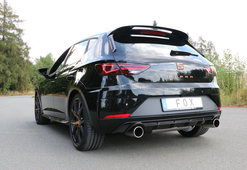 Fox passend für Seat Leon 5F Cupra R Endschalldämpfer Ausgang rechts/links - 1x100 Typ 12 rechts/links