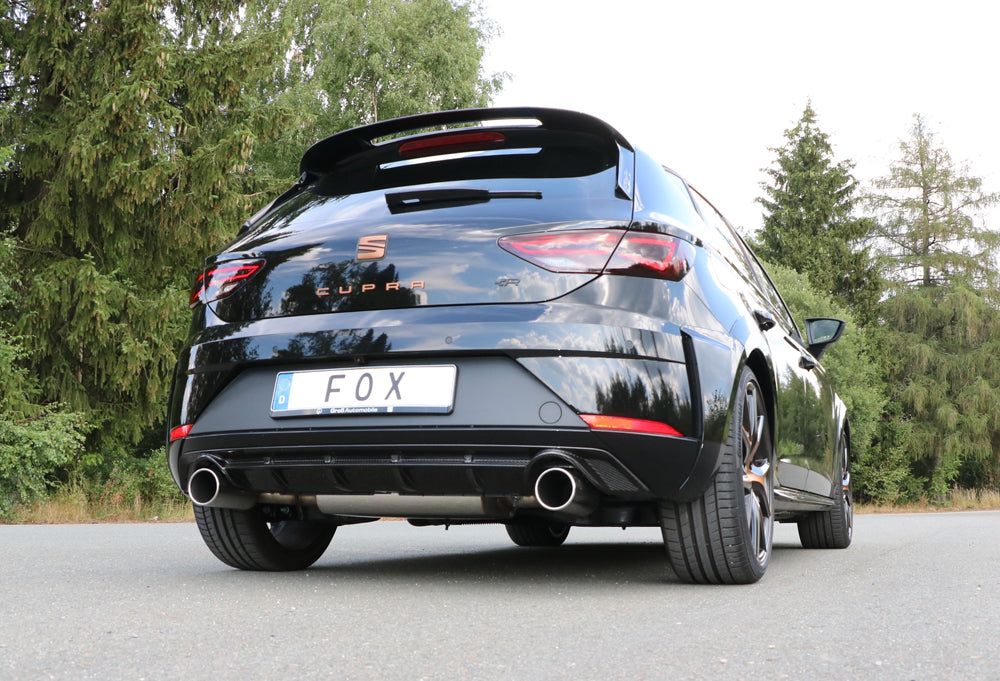 Fox passend fürSeat Leon 5F Cupra R Endschalldämpfer Ausgang rechts/links - 1x100 Typ 12 rechts/links
