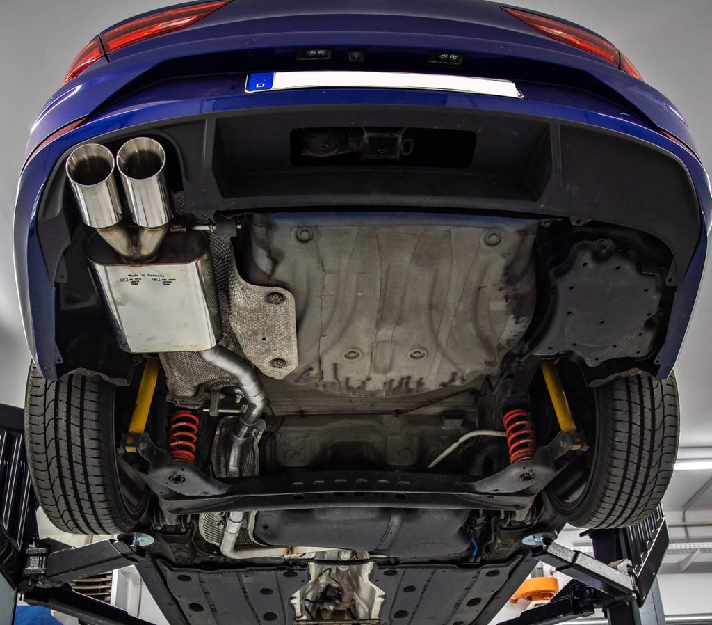 Fox passend für Seat Leon 5F ST - Starre Hinterachse Endschalldämpfer - 2x90 Typ 25