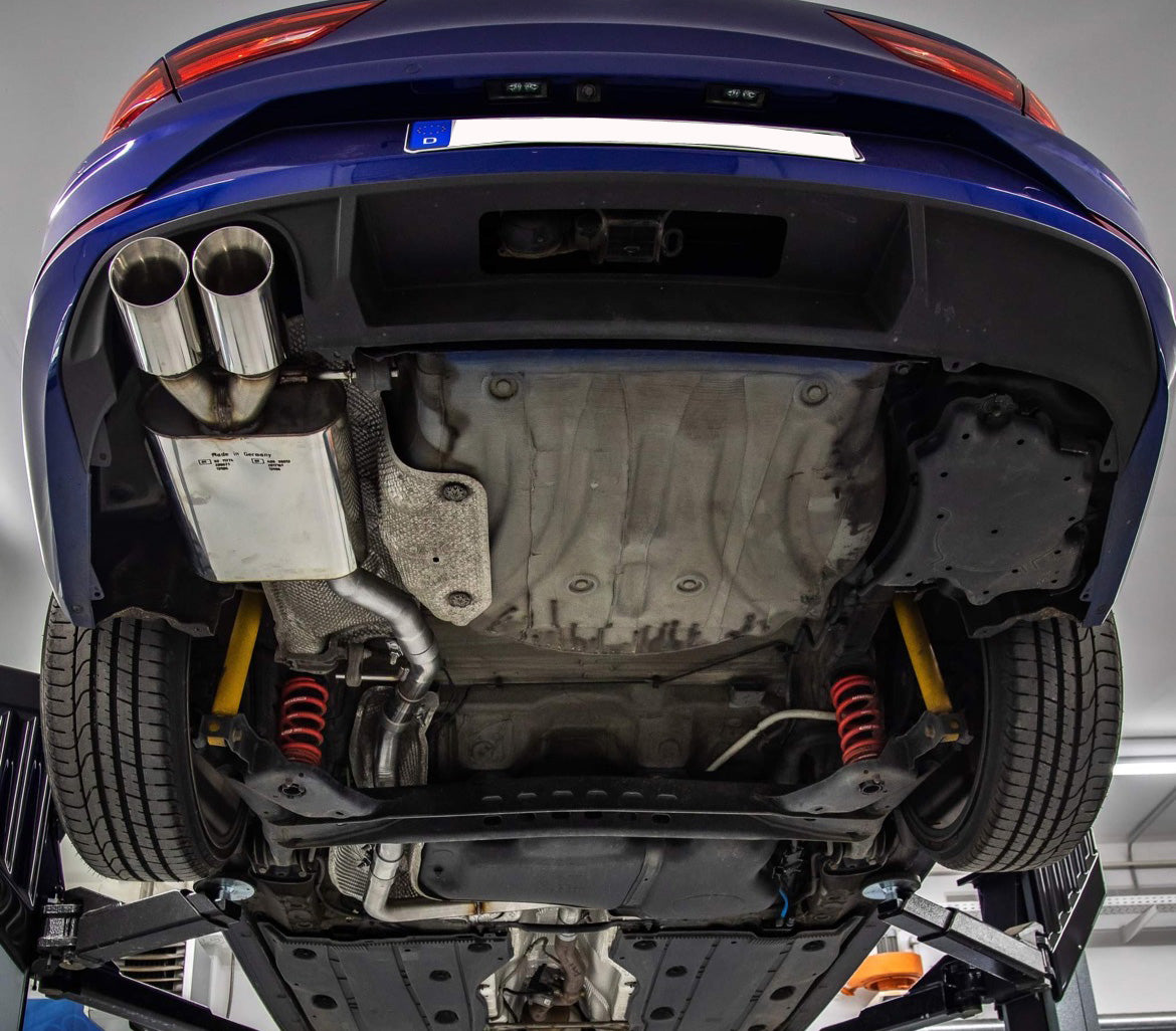 Fox passend für Seat Leon 5F ST - Starre Hinterachse Endschalldämpfer - 2x90 Typ 25