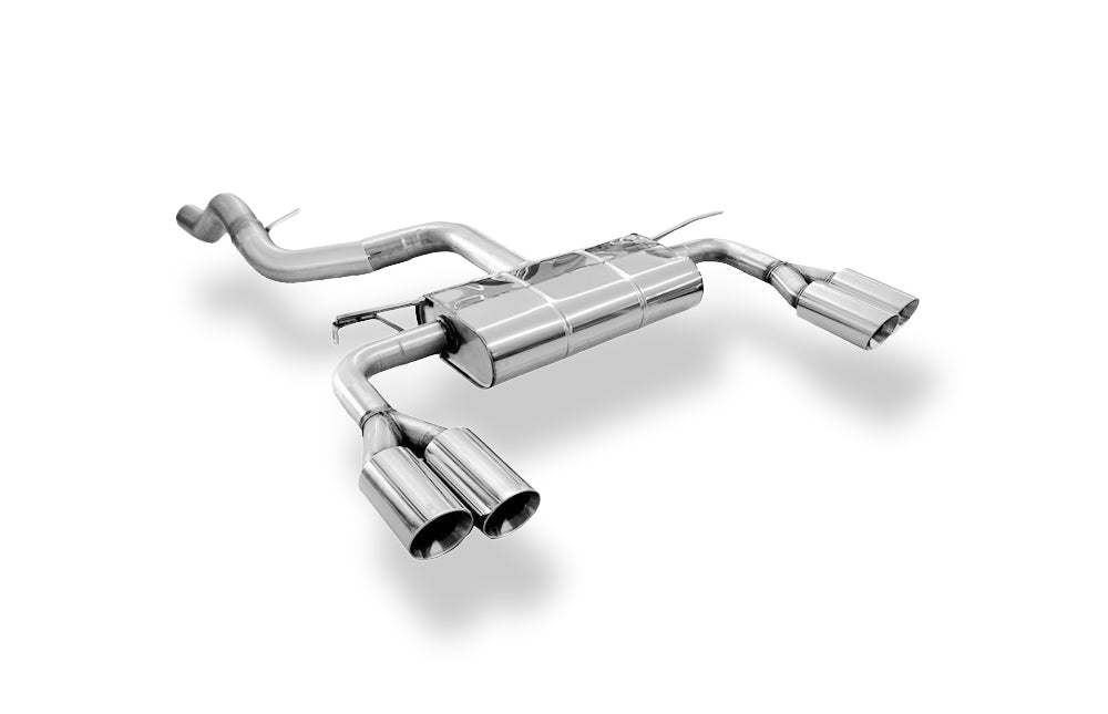 Fox passend fürSeat Ateca 4x2 - FP Endschalldämpfer rechts/links - 2x90 Typ 25 echts/links