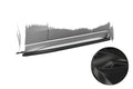 CSR Seitenschweller mit ABE für Mercedes Benz C-Klasse W206 / S206 SS554-G Glossy schwarz Hochglanz (keine Lackierung erforderlich)