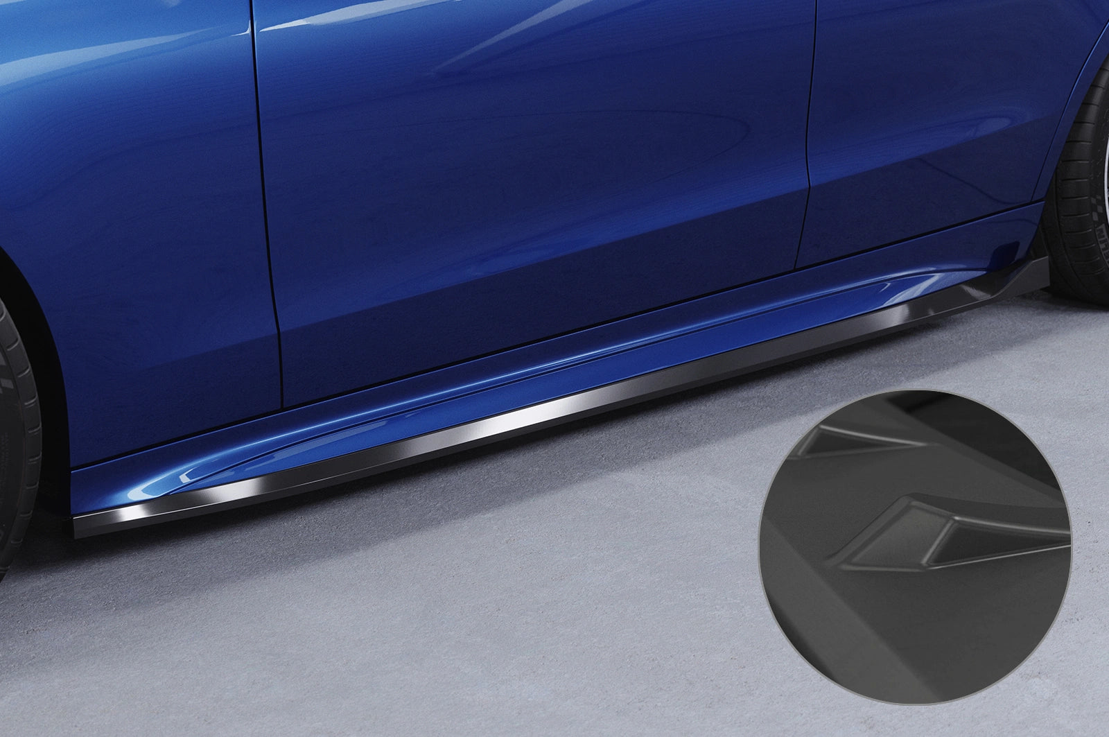 CSR Seitenschweller mit ABE für Mercedes Benz C-Klasse W206 / S206 SS554-L Lackierung erforderlich
